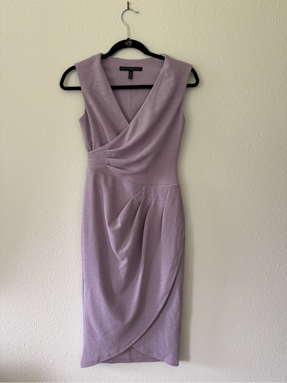 White House Black Market Sleeveless Lavender Sheath Dress